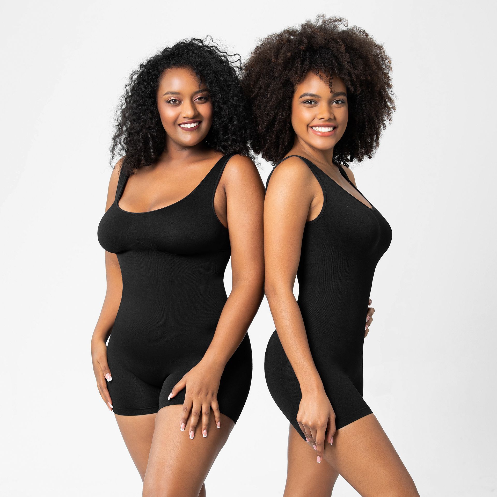 Women's Solid Color Integrated Sports Shapewear