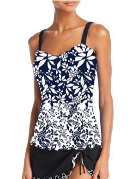 European And American Swimwear New Tankini Split Skirt