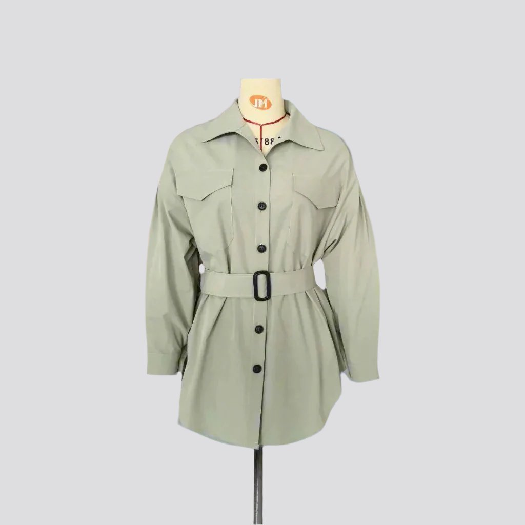 Fashion Macaron Solid Color Shirt Jacket