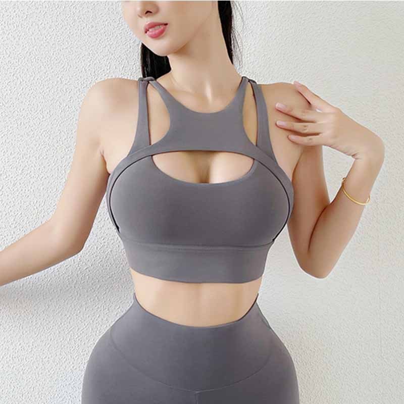 Shockproof Push Up Yoga Sports Bra Fitness Vest