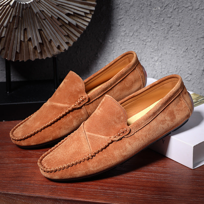 Large Size Slip On Loafers Simple