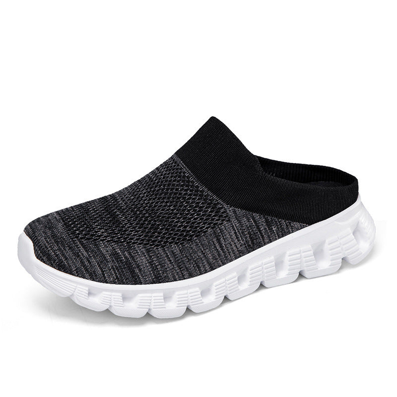 Flyknit Slip-on Loafers Sock Mesh Breathable Trendy Sports Casual Shoes