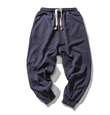 Mens Hip Hop Streetwear Gym Joggers Pants Drawstring Elastic Pockets Tapered Sweatpants