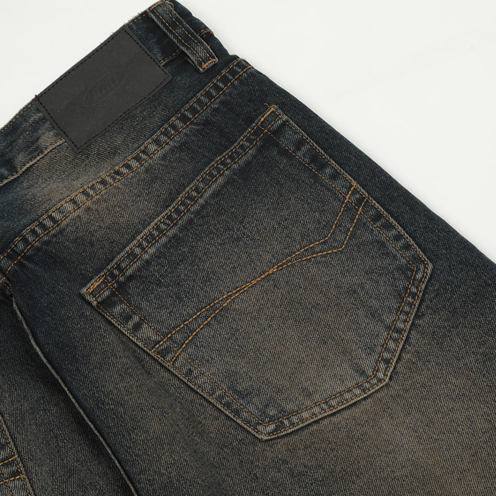 Vintage Fashion Washed Skinny Jeans For Men