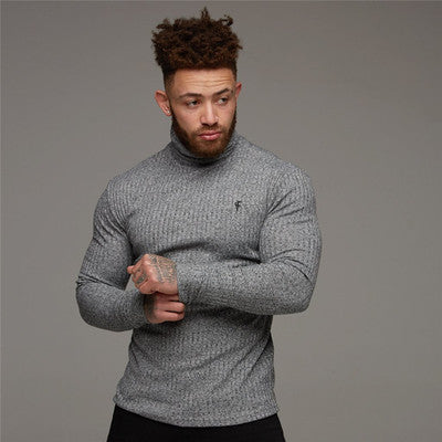 Doctor Muscle Spring Fitness Long Sleeve Men''s Sports Bottom Shirt Training Tight Clothes Brothers Stretch Running Top Tide