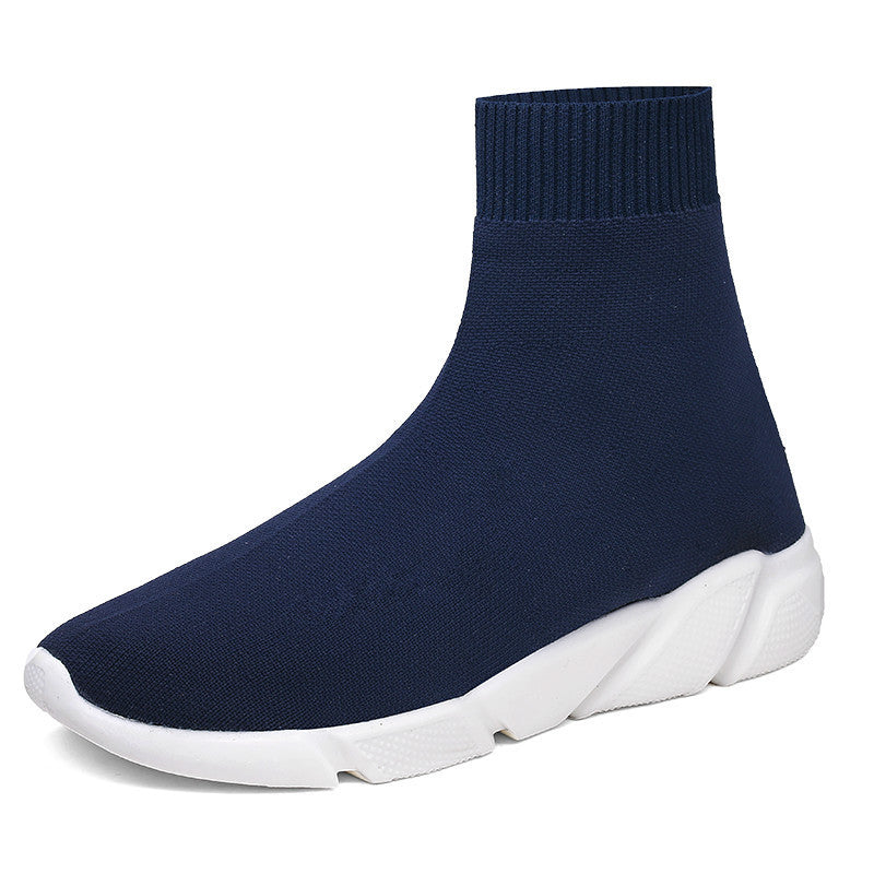 Foreign trade cross-border couples stretch socks shoes Korean version of ulzzang tide wild color casual shoes warm men and women boots