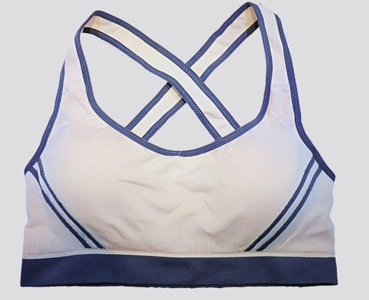 Women Athletic Vest Padded Tank Top Gym Fitness Sports Bra Stretch Cotton Seamless Breathable Yoga Bras Underwear