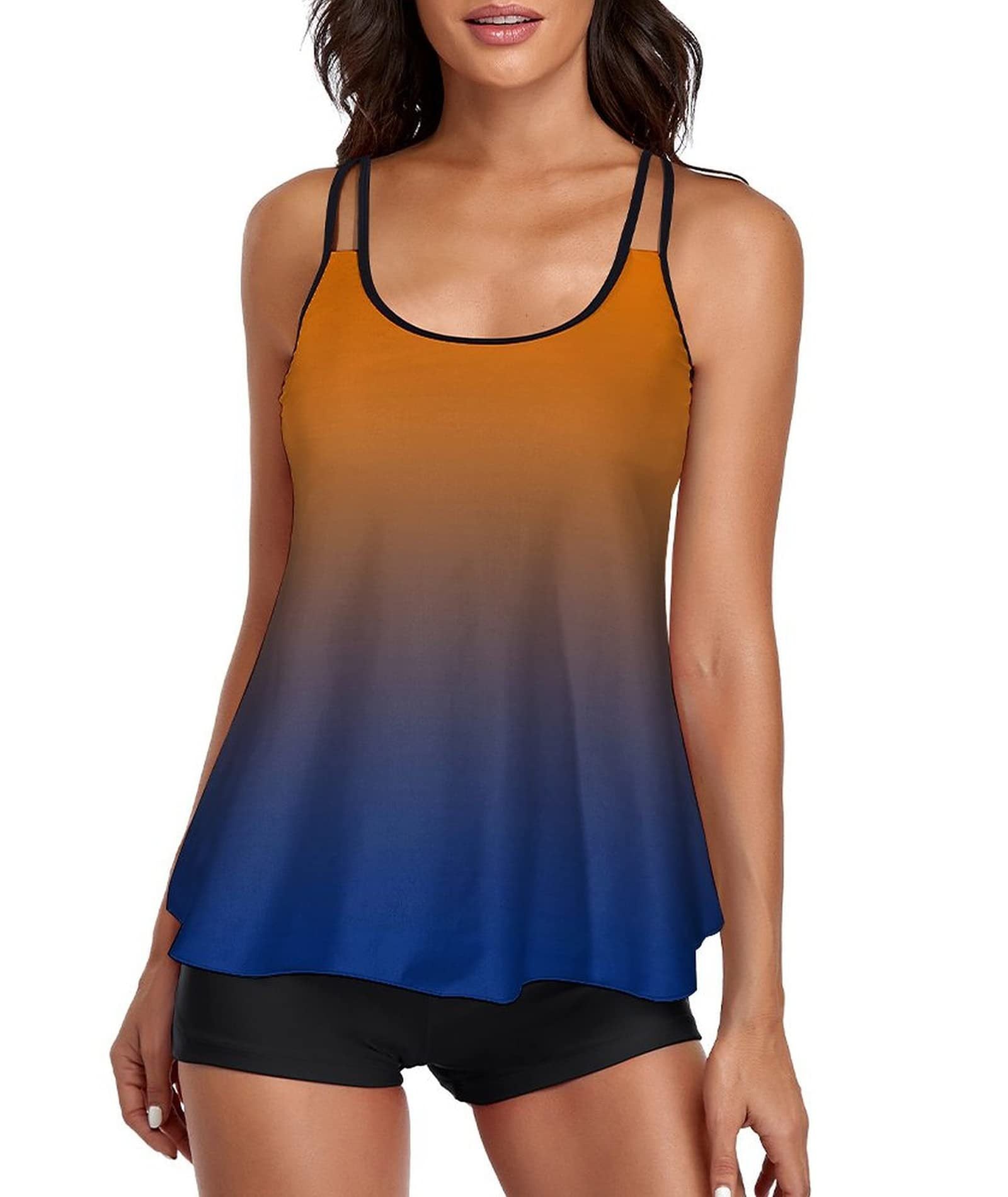 European And American Women's Tankini Swimsuit