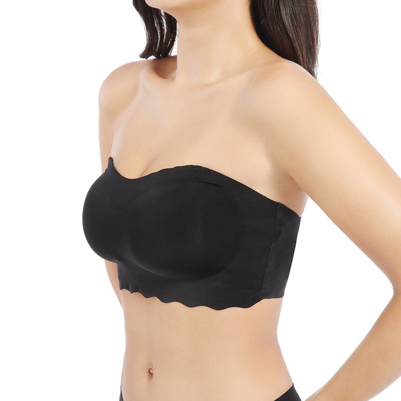 Plus Size Strapless Bra Fat Mm Push Up