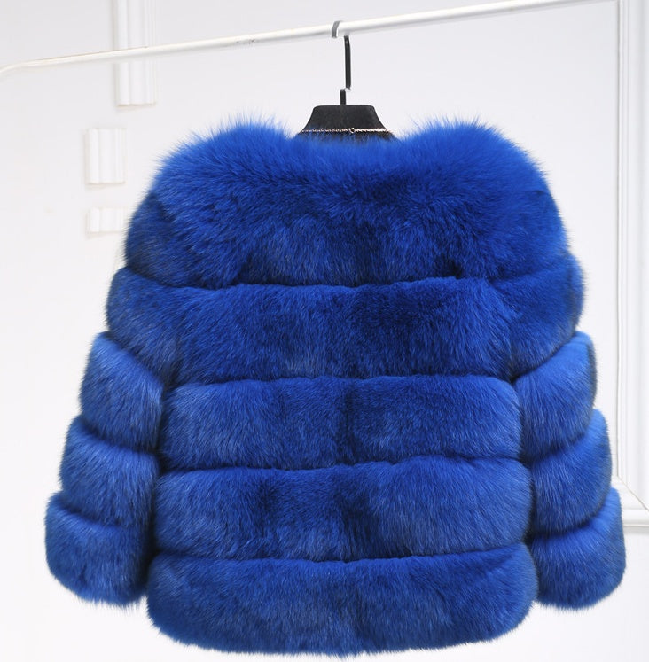 S-3XL Mink Coats Women Winter New Fashion FAUX Fur Coat Elegant Thick Warm Outerwear Fake Fur Jacket Chaquetas Mujer