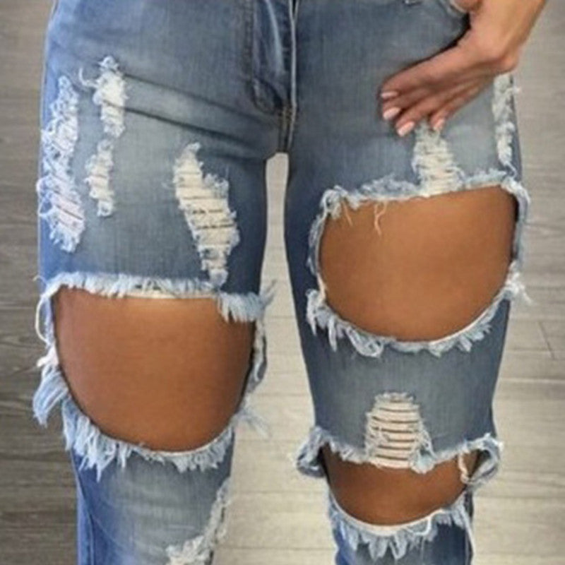 Women's ripped jeans