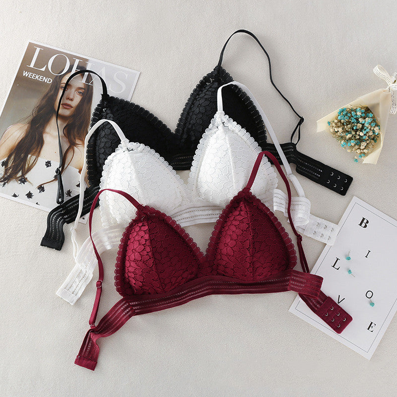 Bra triangle cup bra