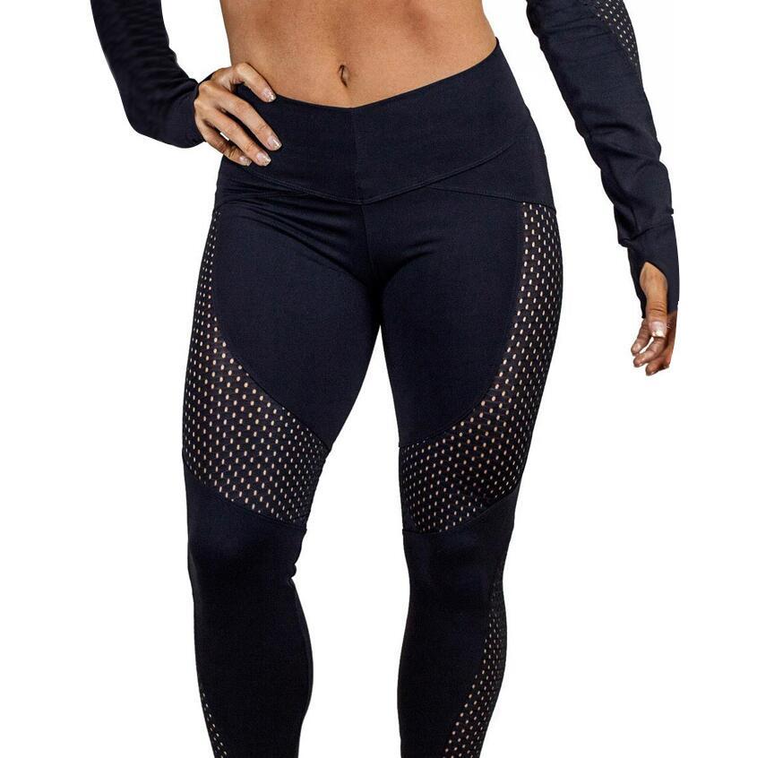 New Quick Dry Mesh leggings Leggings sexy Push Up Sports Pants