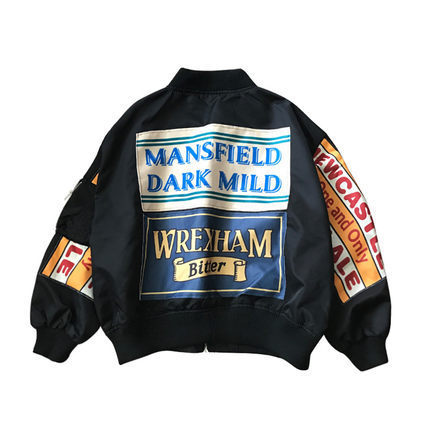 Women's Harajuku thin bomber jacket