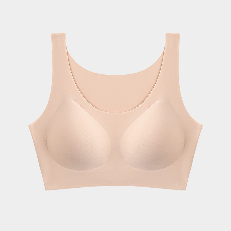 Traceless Underwear For Women Without Rims Beauty Vest Sleep Sports Huddled Bra