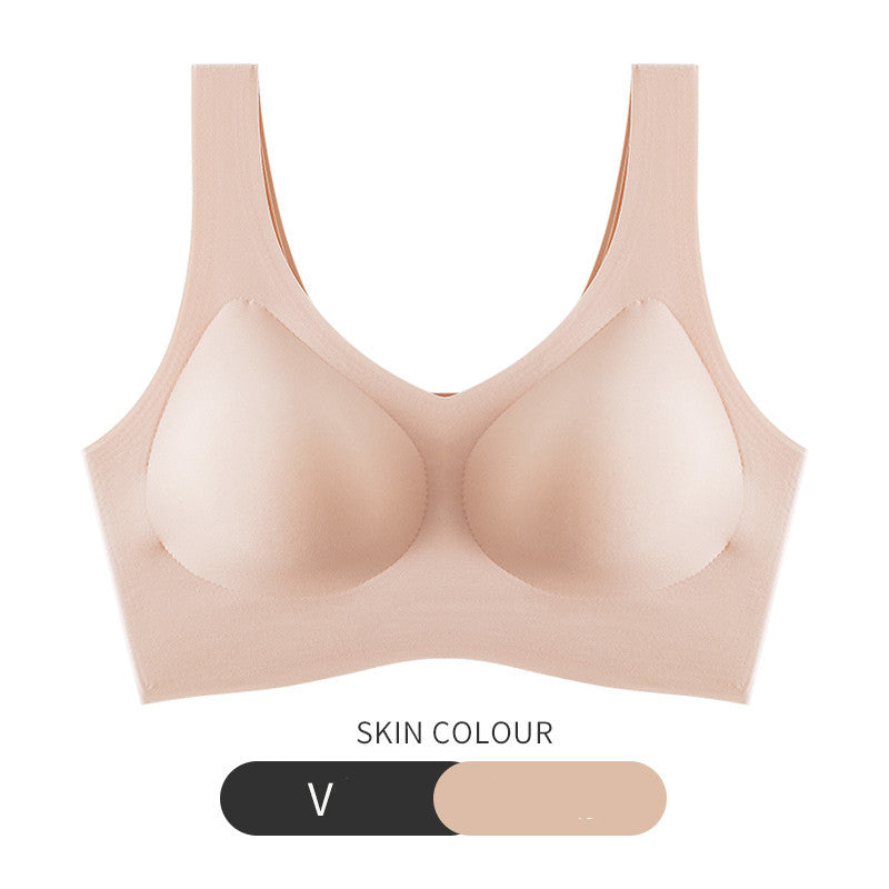 Traceless Underwear For Women Without Rims Beauty Vest Sleep Sports Huddled Bra