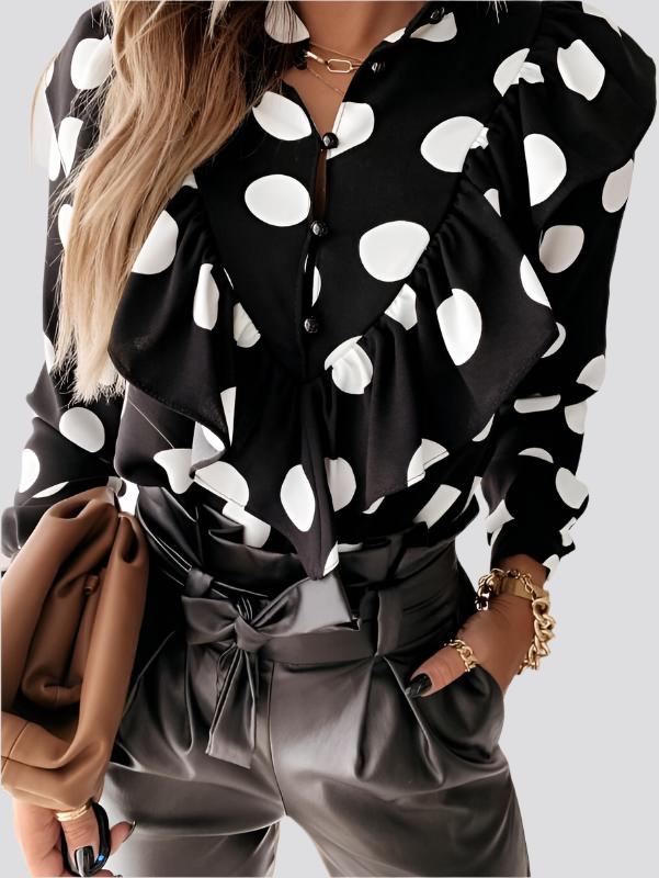 Women Blouses Long Sleeve Shirt Casual Tops