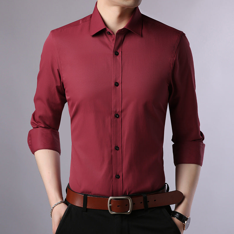 Spring New Men'S Shirts, Casual Cotton Men'S Shirts, Stylish Slim Fit