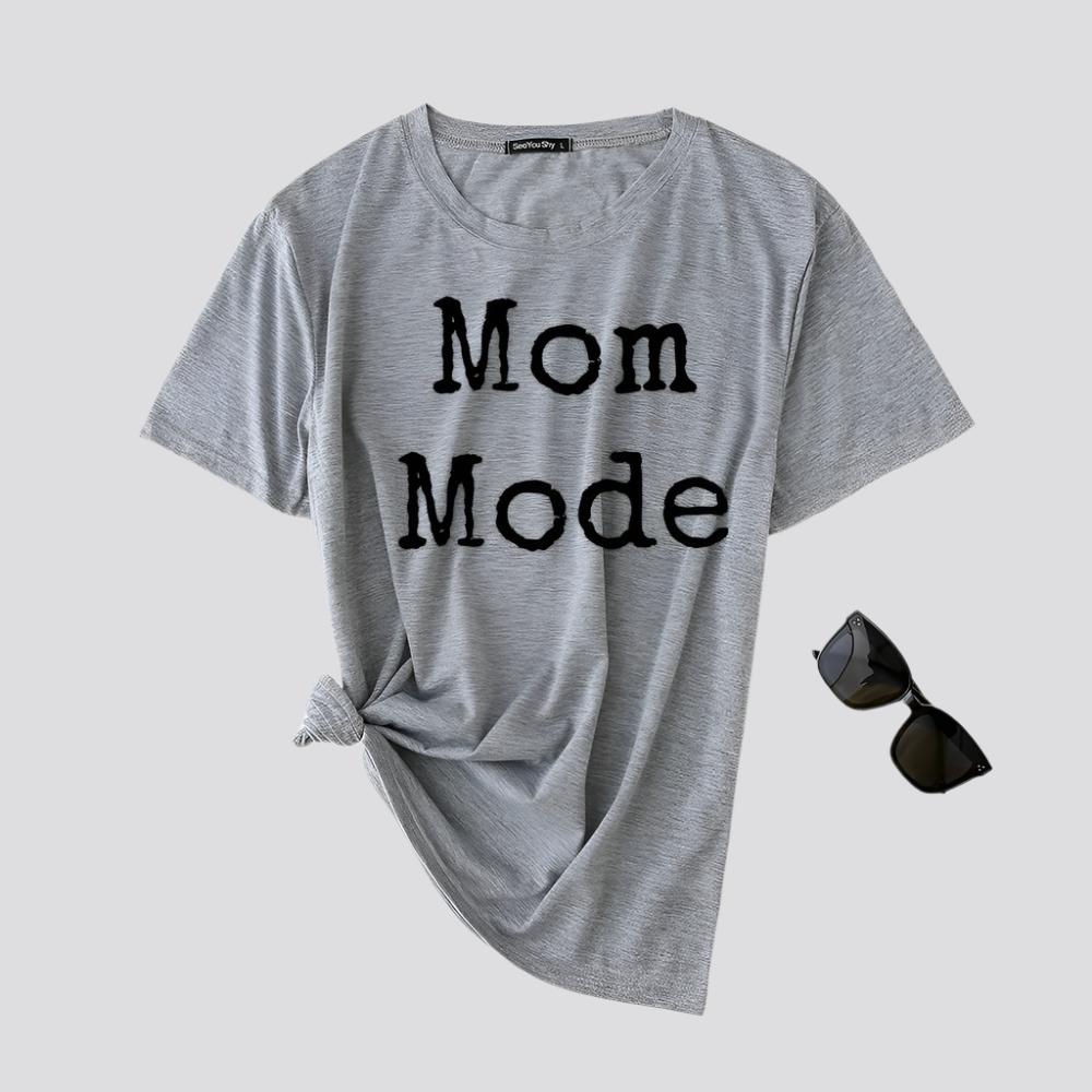 Mom Mode Top Women Kawaii Harajuku T-shirts Harajuku Aesthetic Clothes Women Short Sleeve Top Vintage Japanese Style Streetwear