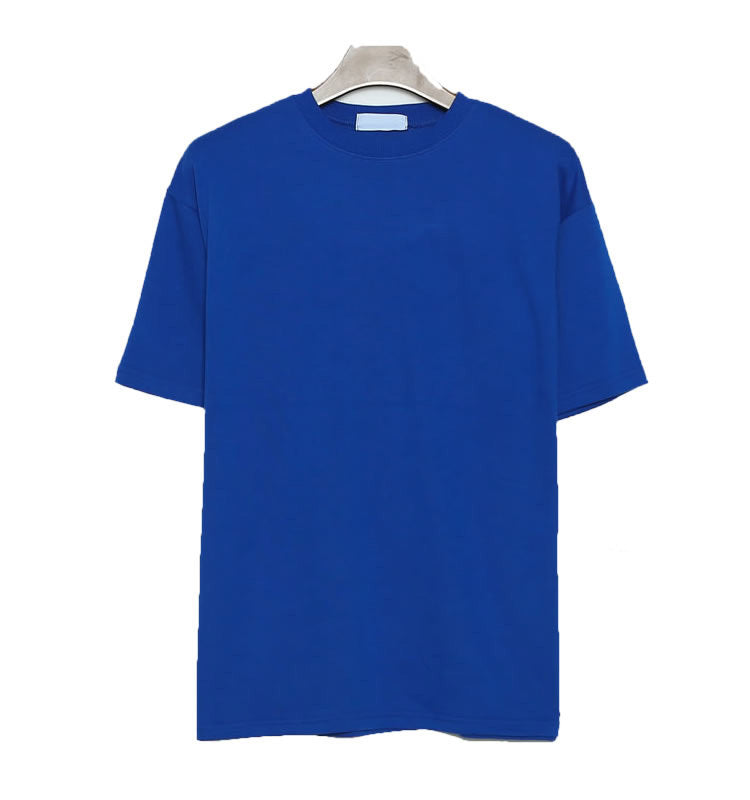 Men''s Loose Solid Color T-shirt Men''s Short Sleeve Fashion Brand Hong Kong Style Men''s Casual Top Summer Thin Cotton