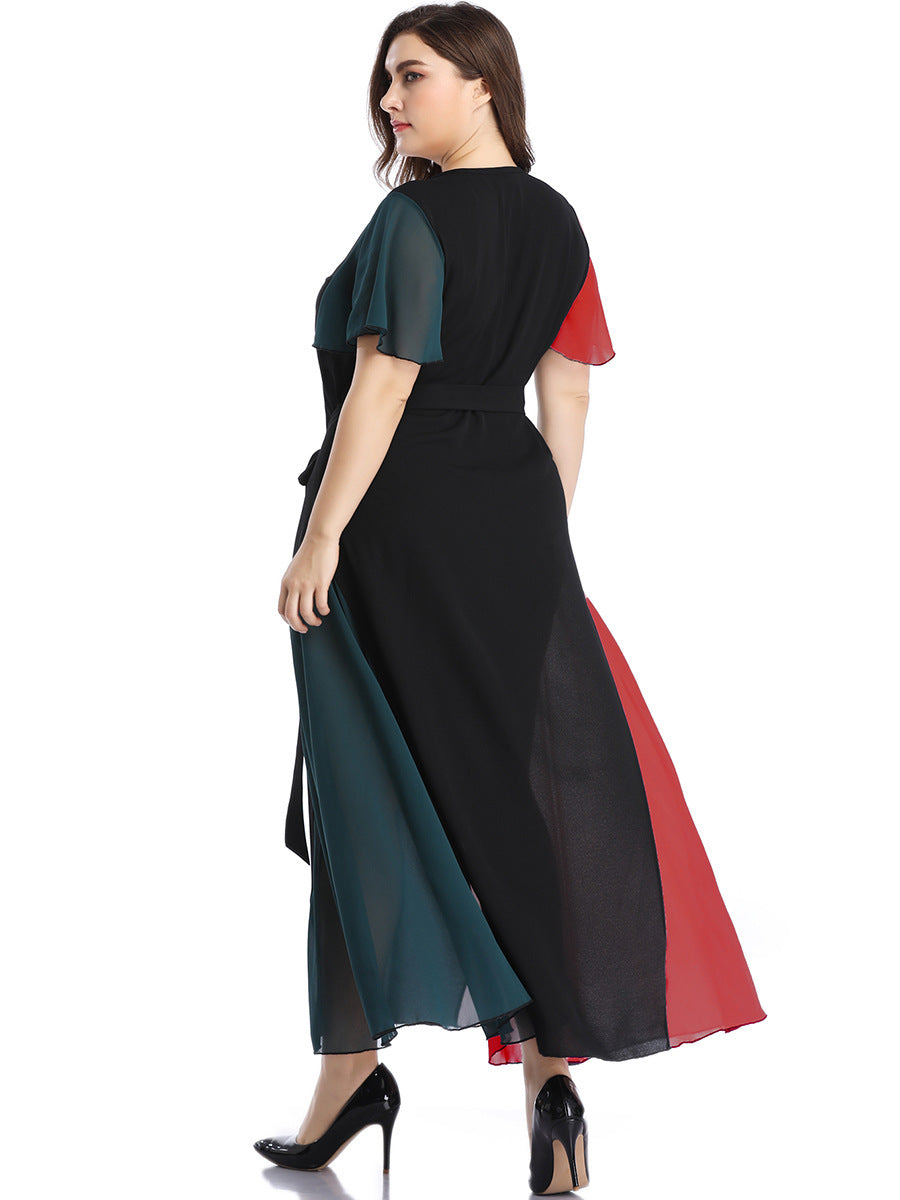 Plus Size Long Dress Women Maxi Gown Summer