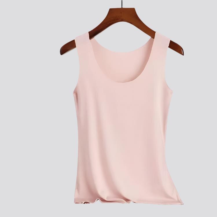 Summer Sexy Top Women O Neck Slim Seamless Tank Tops Soft Viscose Fiber Vogue Sleeveless T shirt Casual Black White Tops