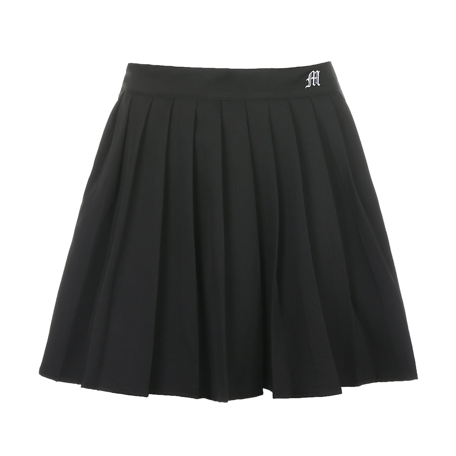 White Pleated Skirt Short Woman Elastic Waist Mini Skirts