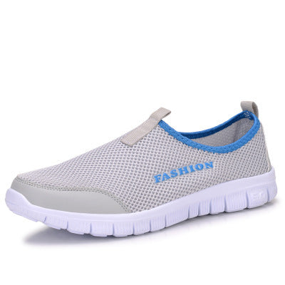 Net Shoes Men'S Shoes Breathable Shoes Single Shoes Mesh Shoes Men'S Sports Casual Shoes Korean Couple Large Size Sneakers