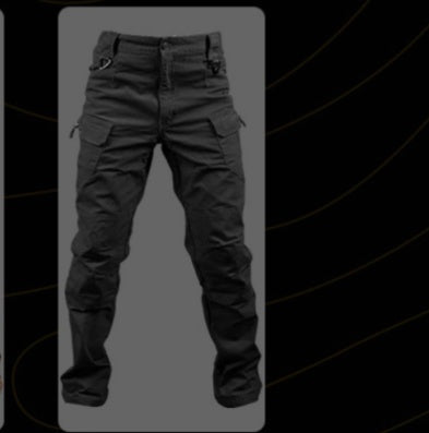 Spring and Autumn IX7 tactical trousers men's self-cultivation 9 special forces army fan pants outdoor overalls multi-pocket straight training pants