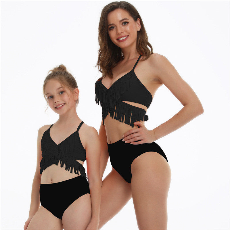 CUHK Kids Children Girls Split Mother And Daughter Swimsuits