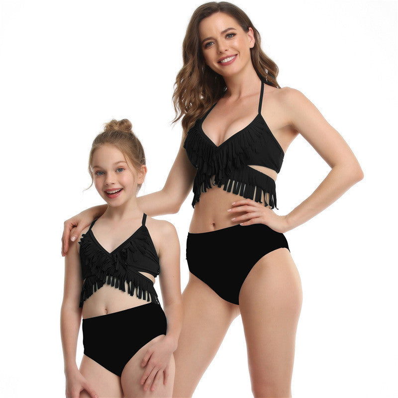 CUHK Kids Children Girls Split Mother And Daughter Swimsuits