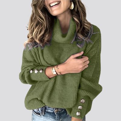 Ladies' Sweaters Turtleneck Sweaters Tops