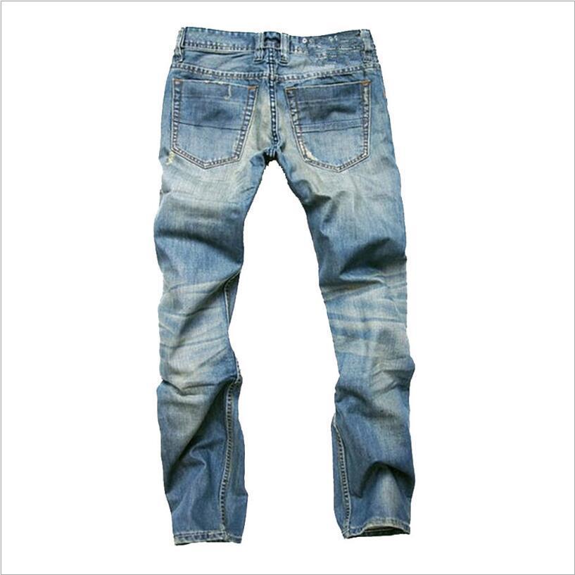 New Jeans Men's European And American Same Style Denim Trousers Small Straight Slim-fit Jeans Casual Pants