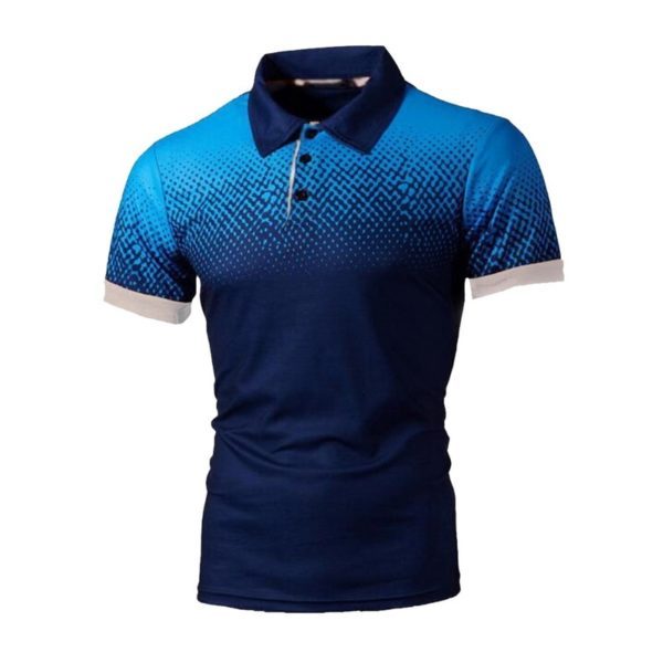 New 3D Printed Men Polo Shirt Summer Fashion Tops Short Sleeves