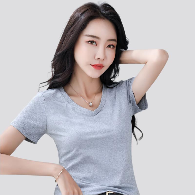 ITOOLIN Crop Top Female Polo Shirts Summer Short Sleeve T-shirt