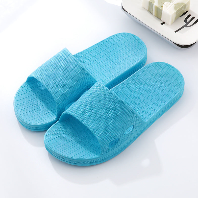 Slippers men's summer indoor home couples non-slip thick-soled bathroom bathing household soft-soled deodorant sandals and slippers men