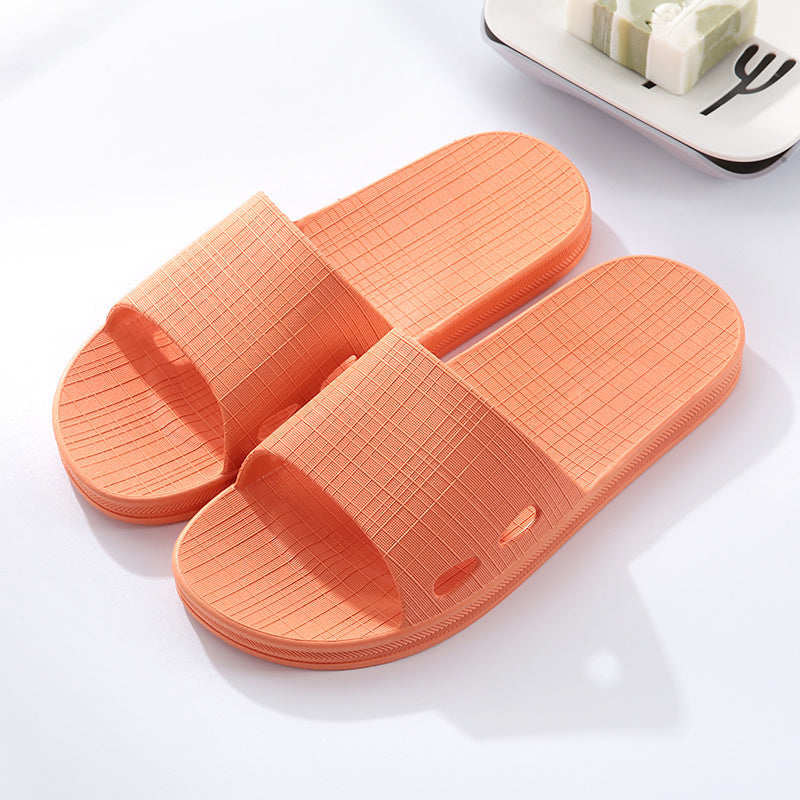 Slippers men's summer indoor home couples non-slip thick-soled bathroom bathing household soft-soled deodorant sandals and slippers men