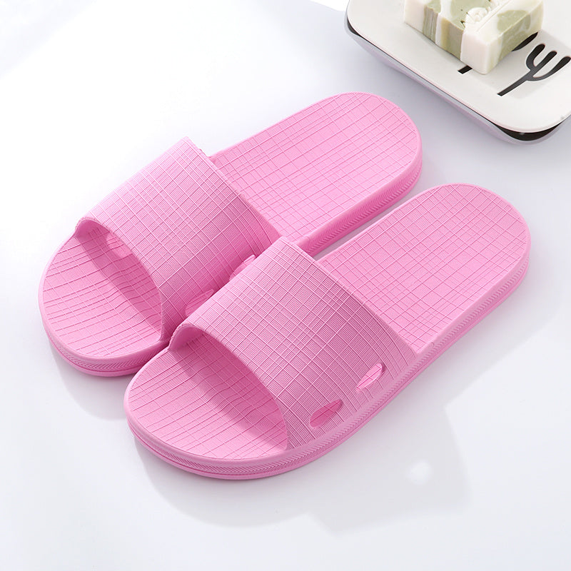 Slippers men's summer indoor home couples non-slip thick-soled bathroom bathing household soft-soled deodorant sandals and slippers men