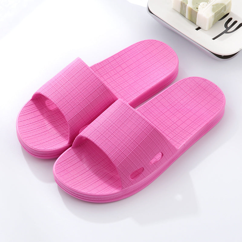 Slippers men's summer indoor home couples non-slip thick-soled bathroom bathing household soft-soled deodorant sandals and slippers men