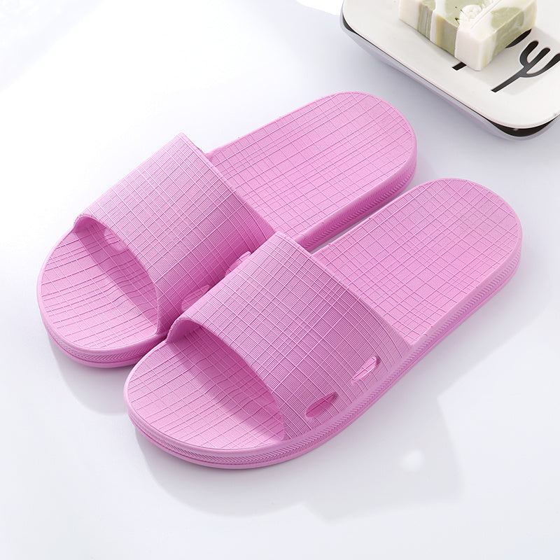 Slippers men's summer indoor home couples non-slip thick-soled bathroom bathing household soft-soled deodorant sandals and slippers men