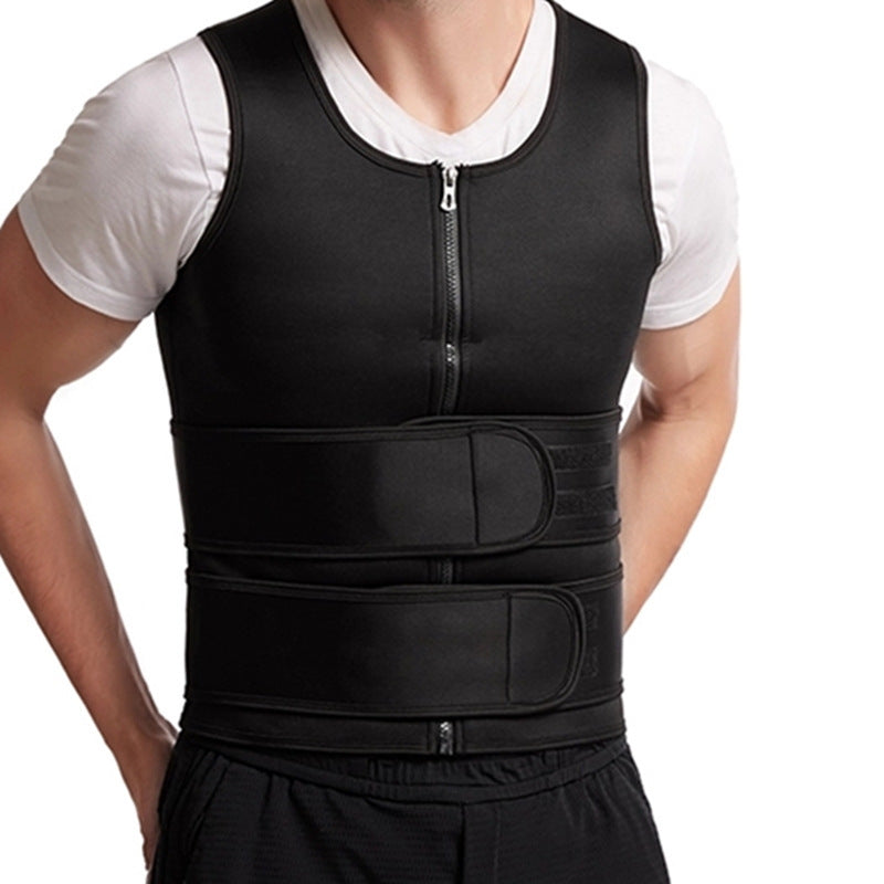 Men's Double-Belt Sports Shapewear Neoprene Corset