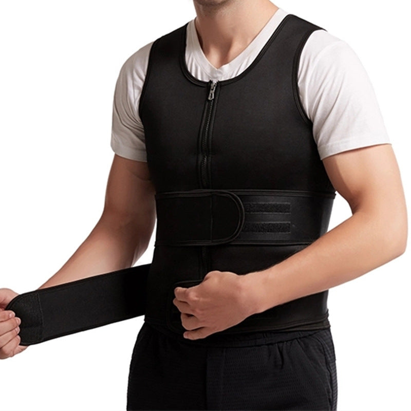 Men's Double-Belt Sports Shapewear Neoprene Corset