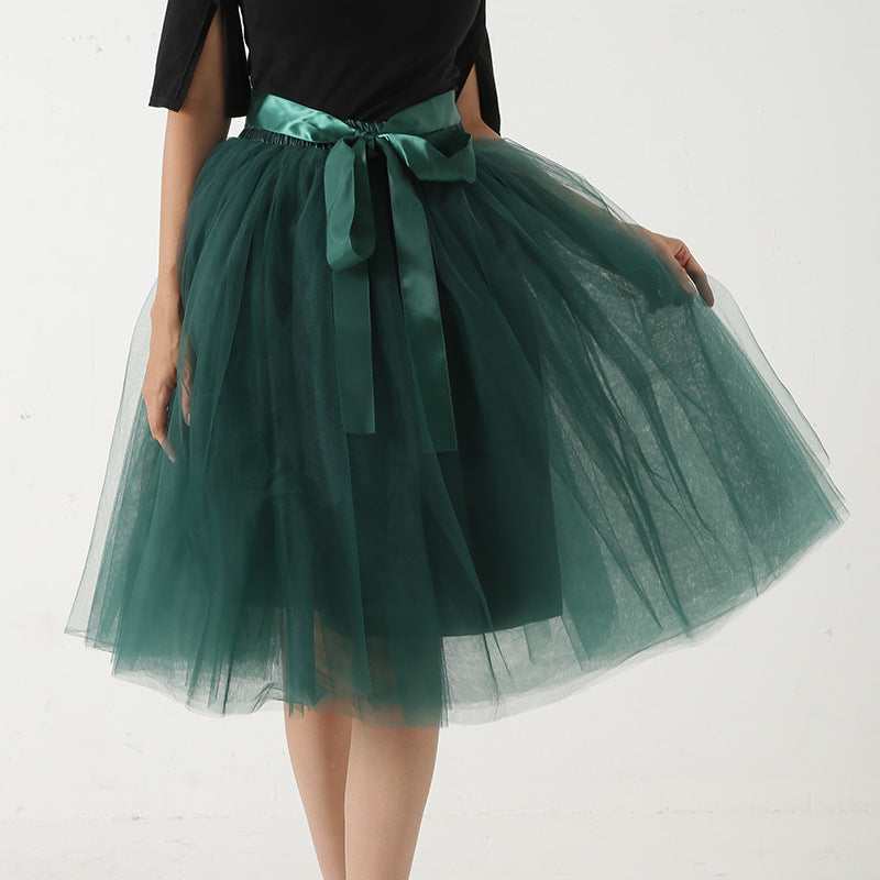 Belt 65CM European And American Puff Skirt Tulle Skirt