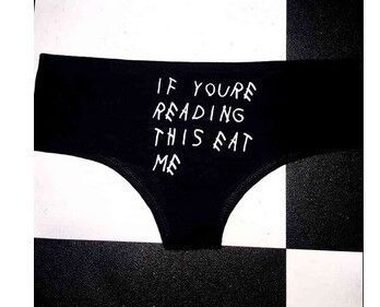 Hot Sale Letter Print Panties