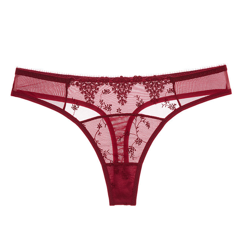 Sexy ladies embroidered panties