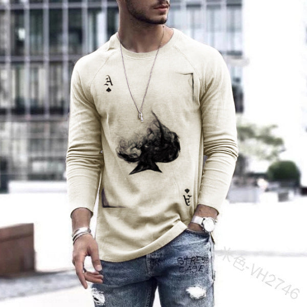 Men's Spring Long-Sleeve Loose Autumn T-Shirts