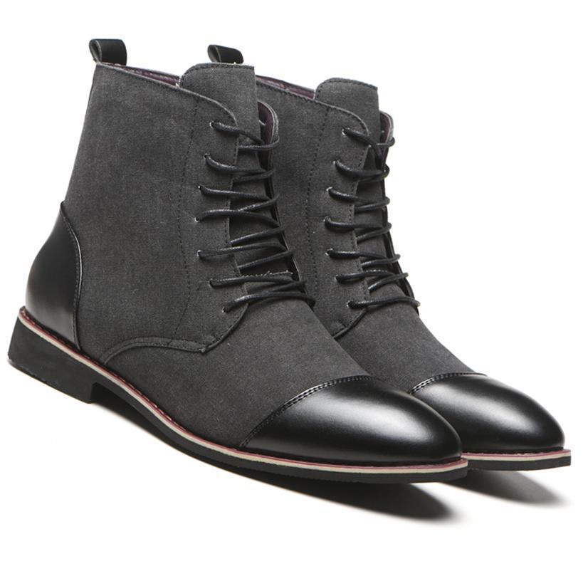 Autumn Winter Men Shoes Plus Size 47 48 Size Boots