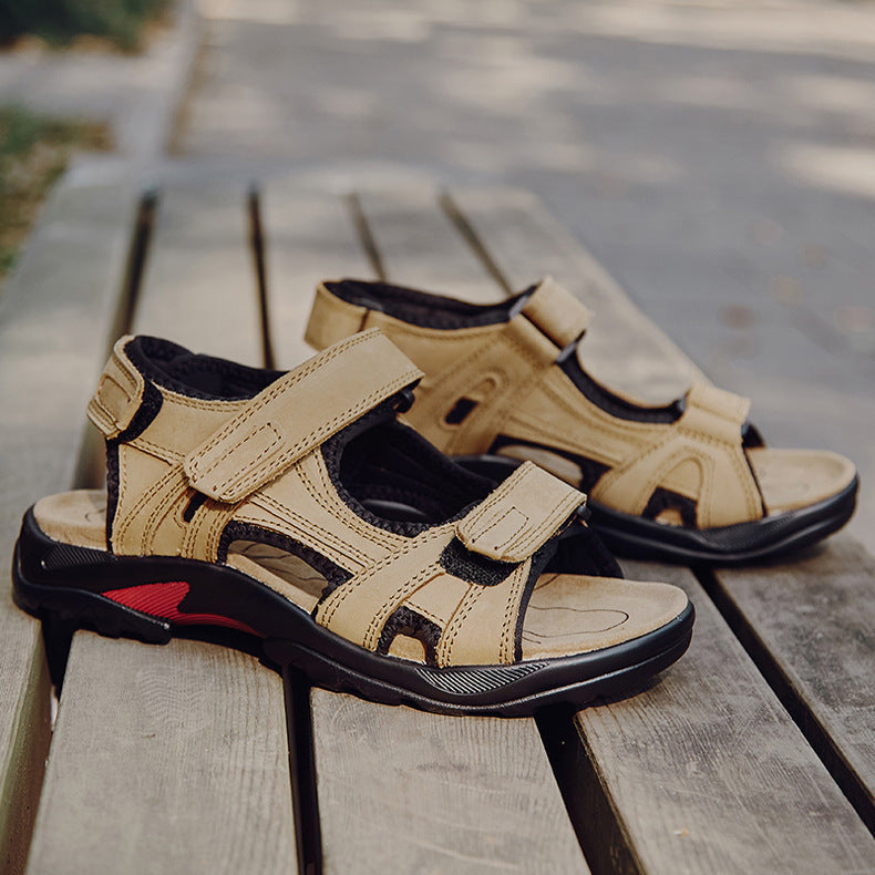 Outdoor Sandals Beach Leather Roman Sandals