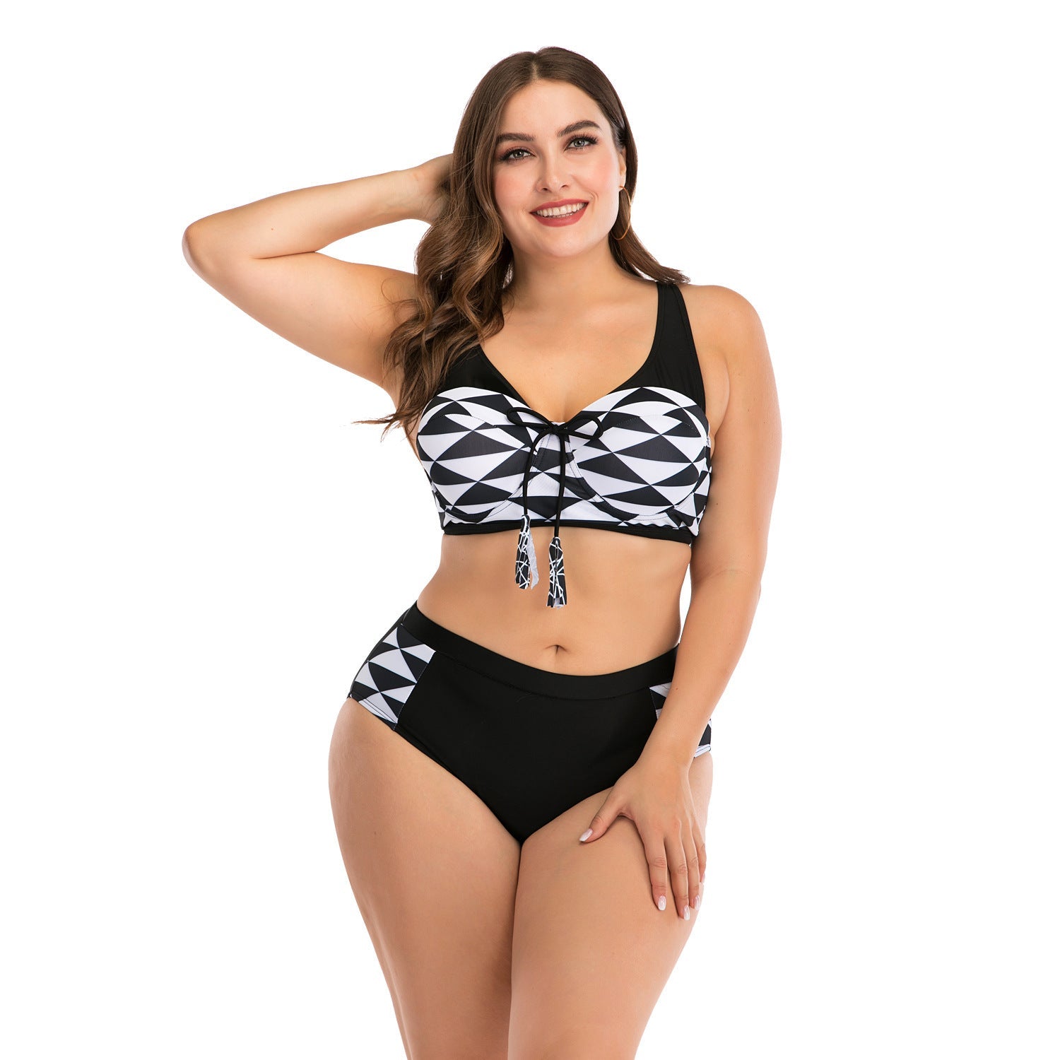 Big cup ladies swimsuit swimwear