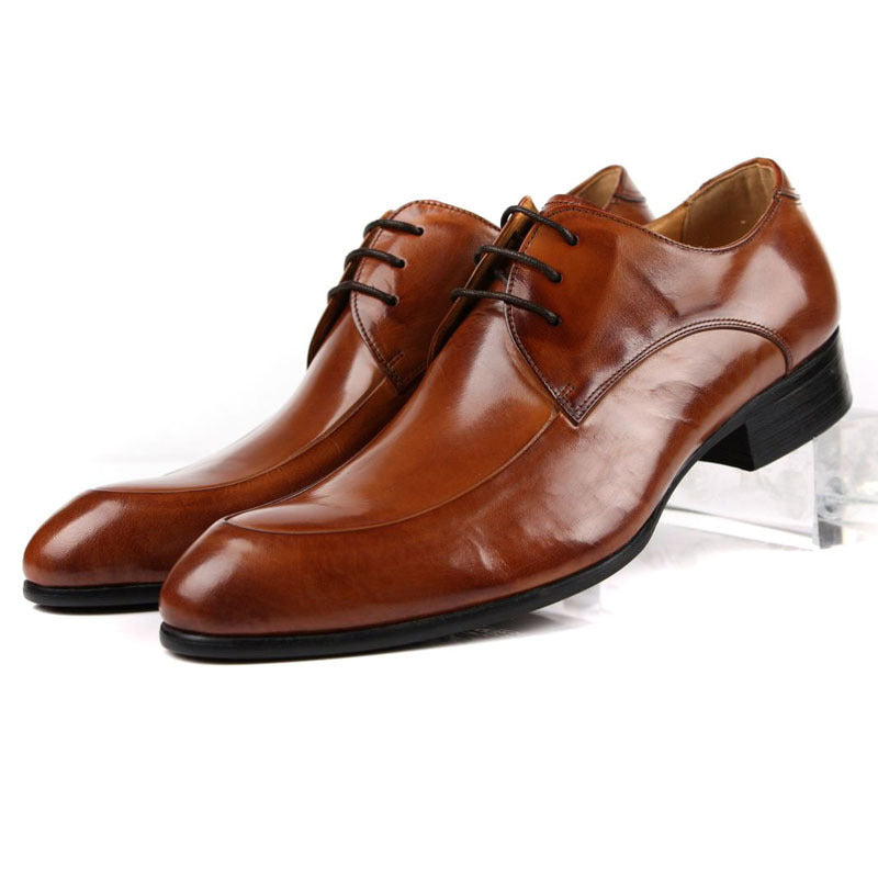 Male British Pointed-toe Business Dress Shoes